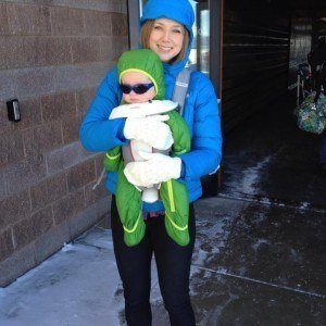Lindy and her son Beren