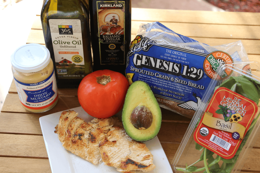 chicken basil sandwich ingredients