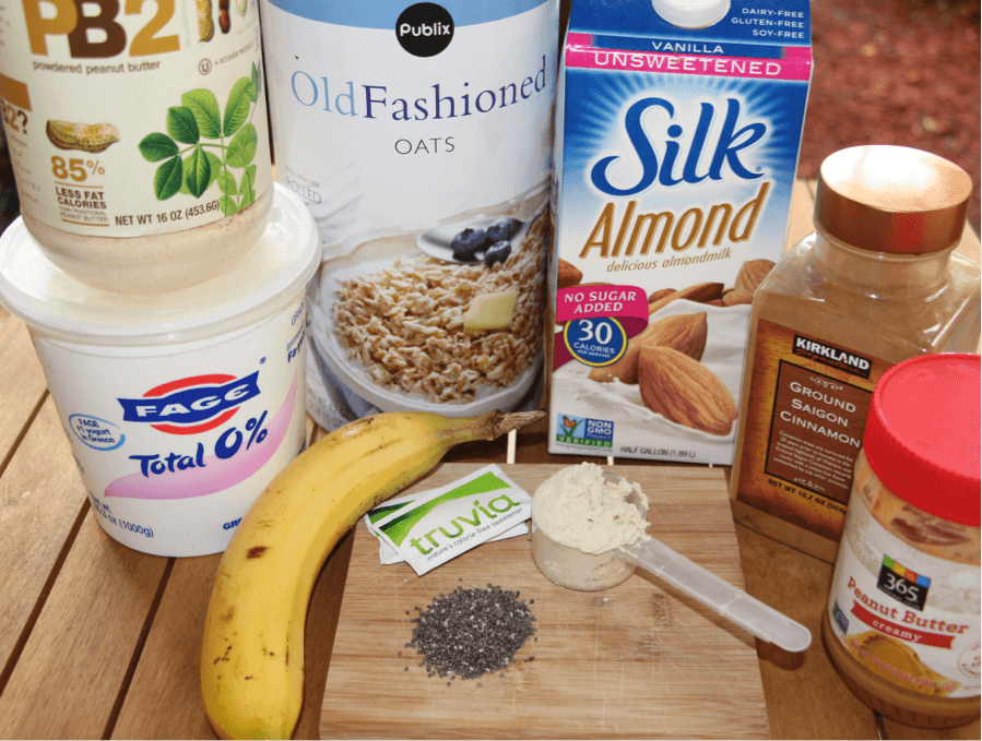 overnight oats ingredients