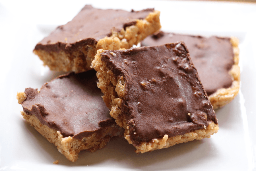 Peanut Butter Protein Rice Krispies Treats