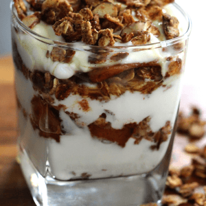 cinnamon apple parfait