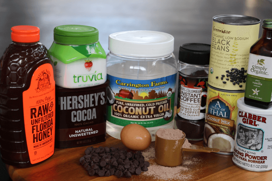 double chocolate brownies ingredients