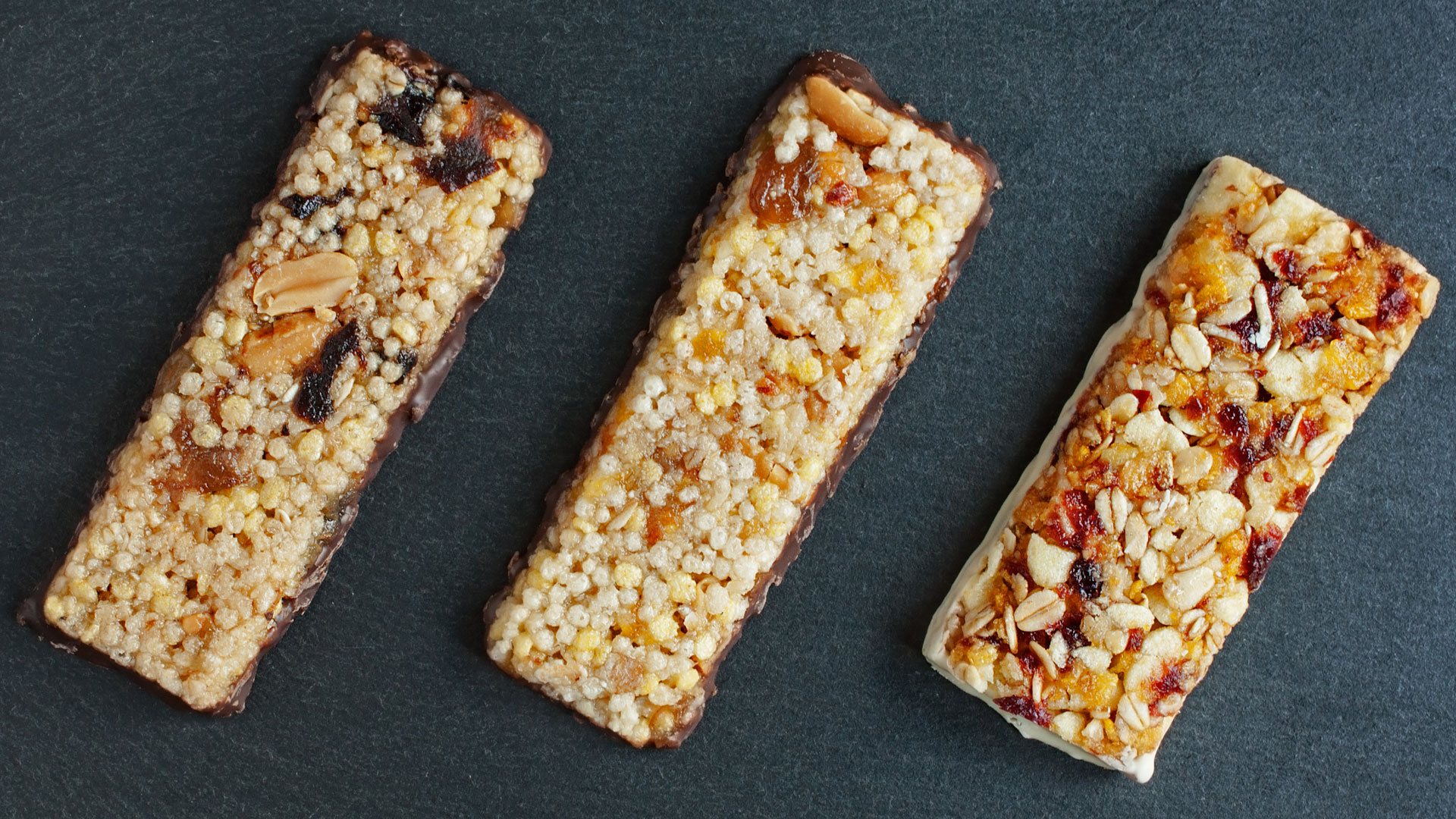 Some products that say they are good protein bars are actually just candy bars in disguise. 