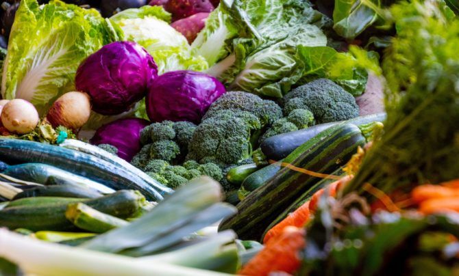 a variety of assorted vegetables