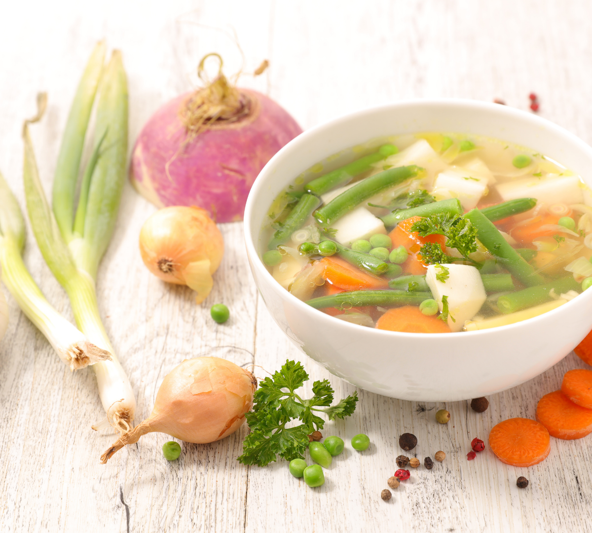 Ground Turkey & Vegetable Soup