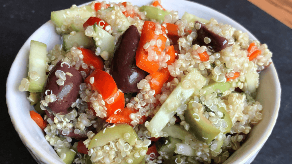 olive and quinoa salad