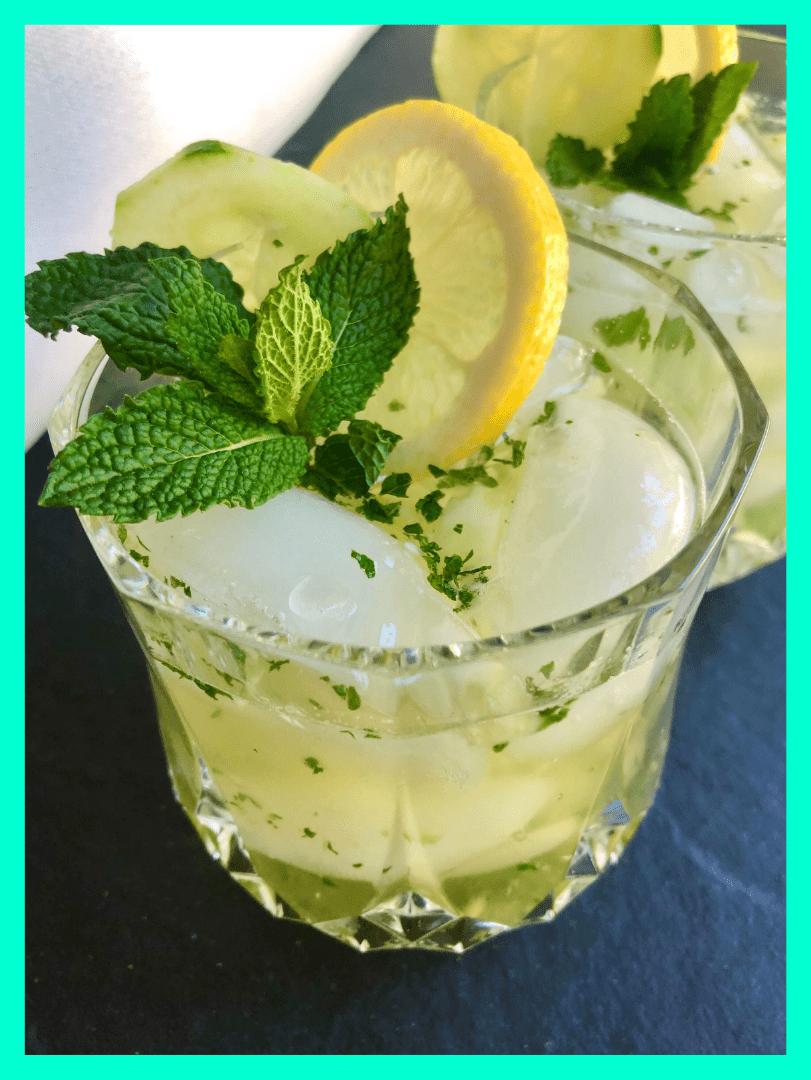 Cucumber Lemonade Mojito by Born Fitness