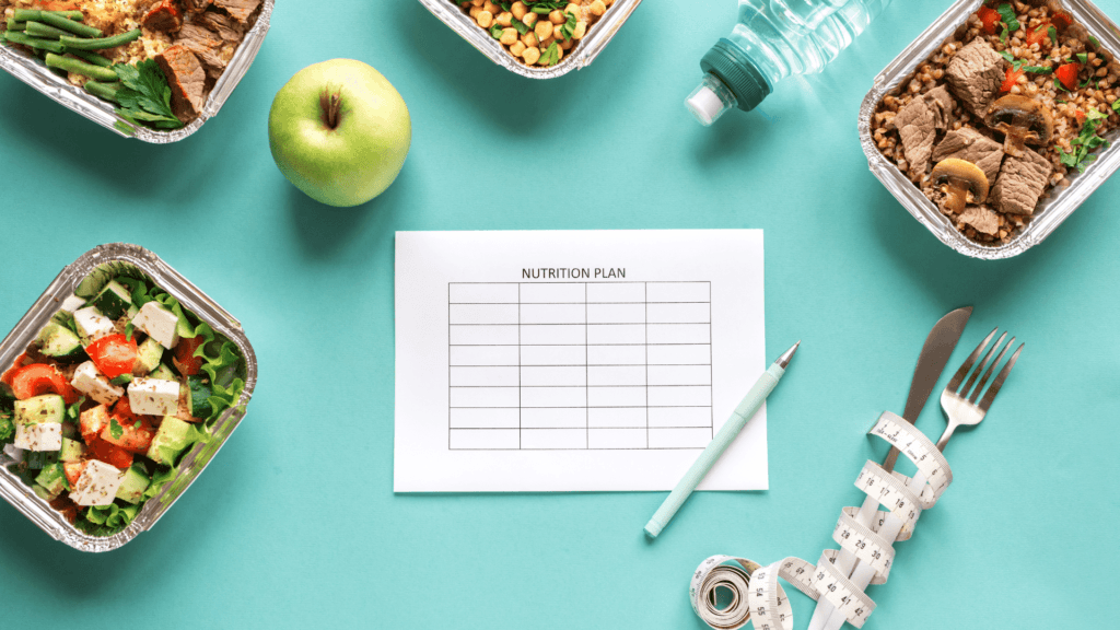 nutrition plan card