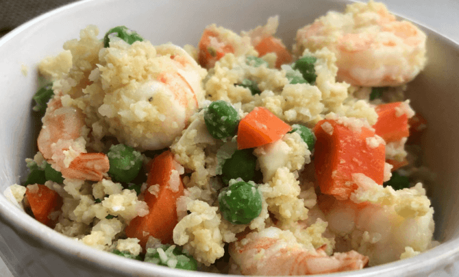 Cauliflower Shrimp Fried Rice