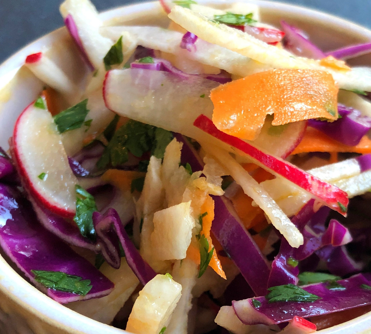 Jicama Summer Slaw