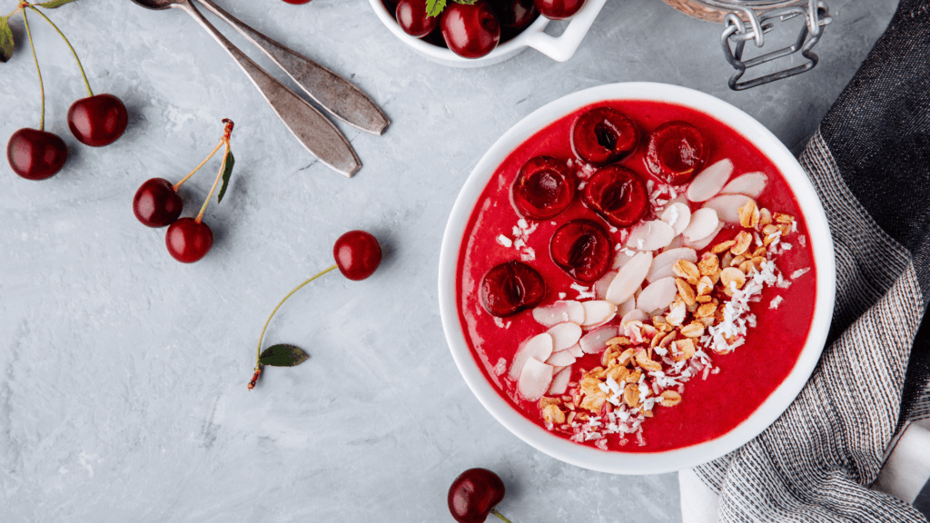tart cherry recovery bowl